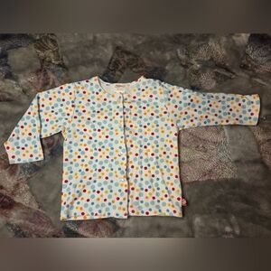 Zutano Multicolor Polka Dot Long Sleeve Tee